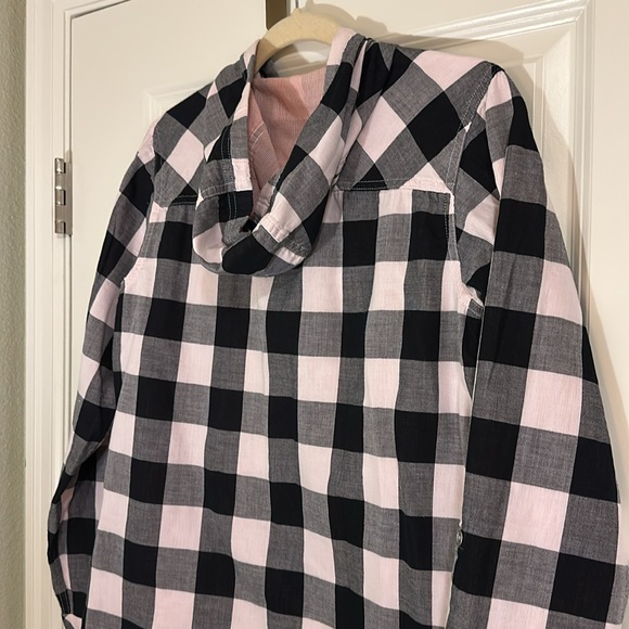 Columbia Women’s Oregon State Hooded Plaid Shirt Size Medium - Picture 5 of 16